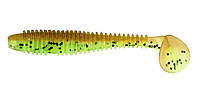 Силиконовая приманка для рыбалки, ZEOX Trigger Fat Tail, длина 2,7 дюймов, 7шт/уп, цвет №201 K