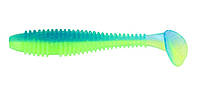 Силиконовая приманка на хищную рыбу, ZEOX Trigger Fat Tail, длина 2,7 дюймов, 7шт/уп, цвет №205 IAG