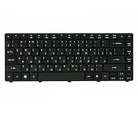 Клавiатура для ноутбука ACER Aspire 3810 чорний, чорний фрейм