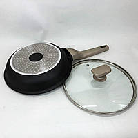 Сковорода удобная на кухню Magio MG-1166 24 см | Антипригарная сковорода для PC-986 индукционной плиты