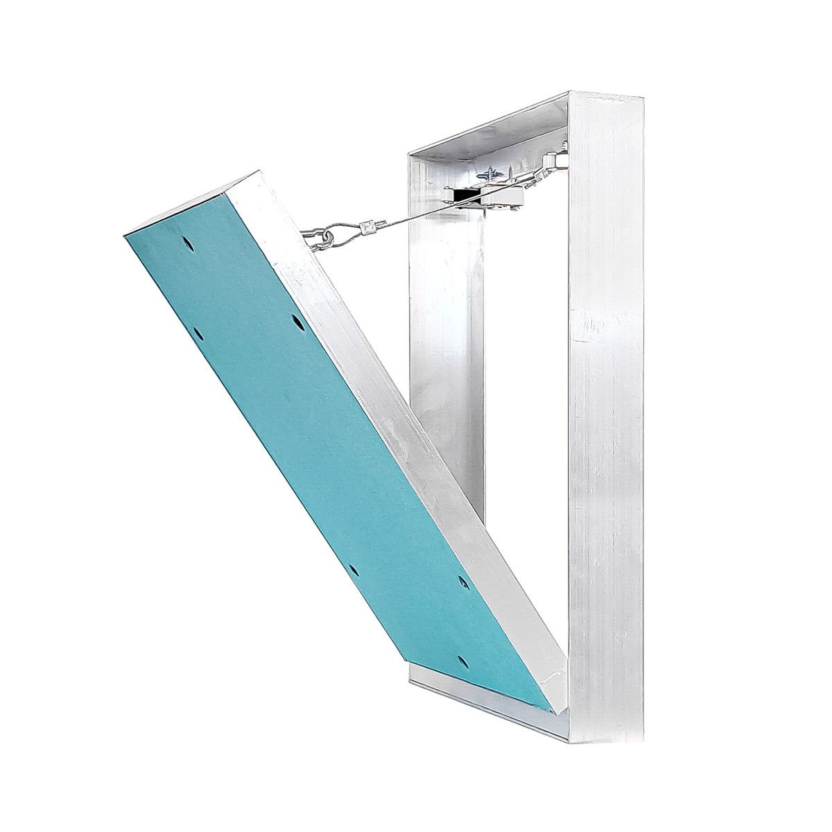 З'ємний люк 300х400 мм. під плитку, прихований, натискний, модель "Universal".