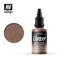 Мідь. Фарба водорозчинна із ефектом блиску 32 мл. VALLEJO GLITTER 57606
