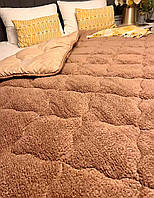 Зимнее одеяло с верблюжьей шерсти, теплое одеяло с верблюжьей шерсти полуторное 145х210 см