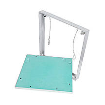 З'ємний люк 500х500 мм. під плитку, прихований, натискний, модель "Universal".