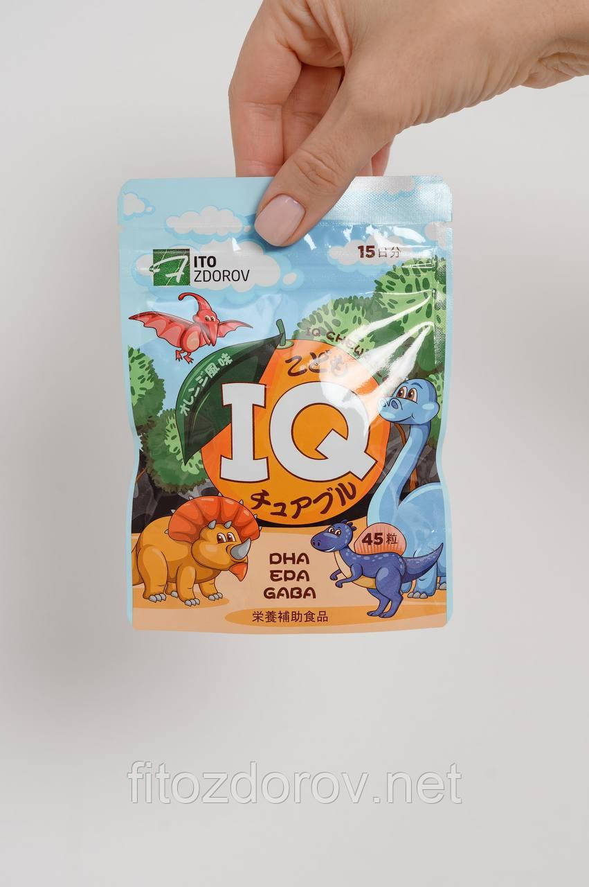 Комплекс для дітей IQ ОМЕГА-3 + ГАБА зі смаком апельсина FITOZDOROV