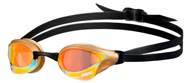 Окуляри для плавання Arena Cobra Core Swipe Mirror (003251-330) Yellow/Gold