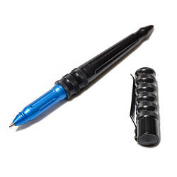 Ручка металева BST TP7A-BU чорний з бирюзевым корпус