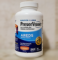 Комплекс для зрения Bausch Lomb PreserVision Areds 240 таблеток Витамины для глаз