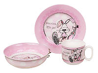 Посуд для дітей у наборі 3 предмети Lefard AL113587 SC, код: 8382617