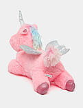 М'яка іграшка нічник Єдиноріг з підсвіткою 36 см Рожевий, фото 6