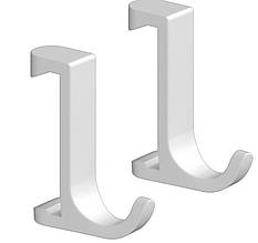 Гачки для рушників Hansgrohe WallStoris 27929700 білий матовий