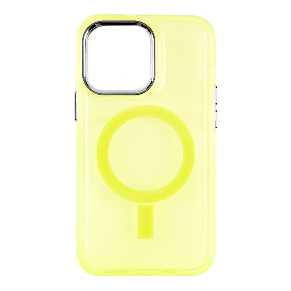 Чохол TPU Lollipop with Magsafe для iPhone 14 Pro Колір Yellow, фото 1