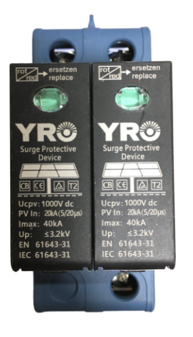 Обмежувач перенапруги YRO YRSP-D2 1000VDC/2P