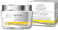Увлажняющий и охлаждающий летний крем для лица с нимом и огурцом - Mitvana Summer Face Cream With Neem &
