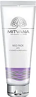 Маска для лица из глины с розмарином и зеленым яблоком - Mitvana Mud Pack with Rosemary & Green Apple, 100 мл