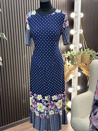 Неймовірна жіноча сукня, тканина "Трикотаж Масло" 50, 52 розмір 50, фото 1