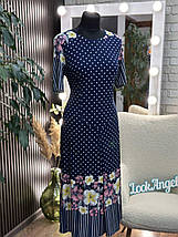 Неймовірна жіноча сукня, тканина "Трикотаж Масло" 50, 52 розмір 50, фото 3