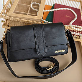 Сумка жіноча Jacquemus Le Bambino з гладкої шкіри чорний
