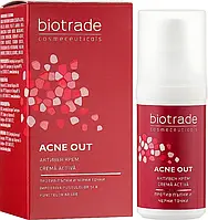 Активный крем для проблемной кожи склонной к акне или угревым высыпаниям "Акне Аут" - Biotrade Acne Out Active