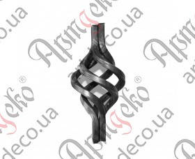 Кошик кований 130х60х14 Арт. 12.081.01