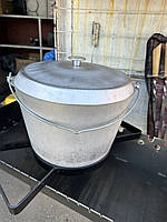 Котелок (казан) кухонно-туристический Пролис алюминиевый 10 литров