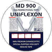 Ленты Uniflexon MD900 ПТФЭ прямоугольного (от 10х2 до 40х6 мм) профиля с клеевым слоем