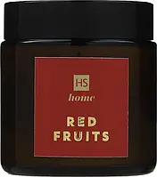 Натуральная ароматическая свеча из соевого воска с ароматом клубники и земляники - HiSkin Home Red Fruits, 100