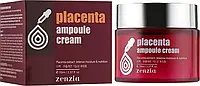 Крем для лица с плацентой - Zenzia Placenta Ampoule Cream, 70 мл