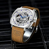 Автоматичний механічний годинник Forsining 8274 Silver, фото 3