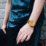 Автоматичний механічний годинник Forsining 8274 Gold, фото 4