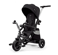 Детский трехколесный велосипед Kinderkraft EasyTwist Mauvelous Black Коляска с родительской ручкой