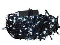 Светодиодная гирлянда Lampiki на 300 LED белая 8 режимов от сети для помещения и улицы под на MP, код: 7703157