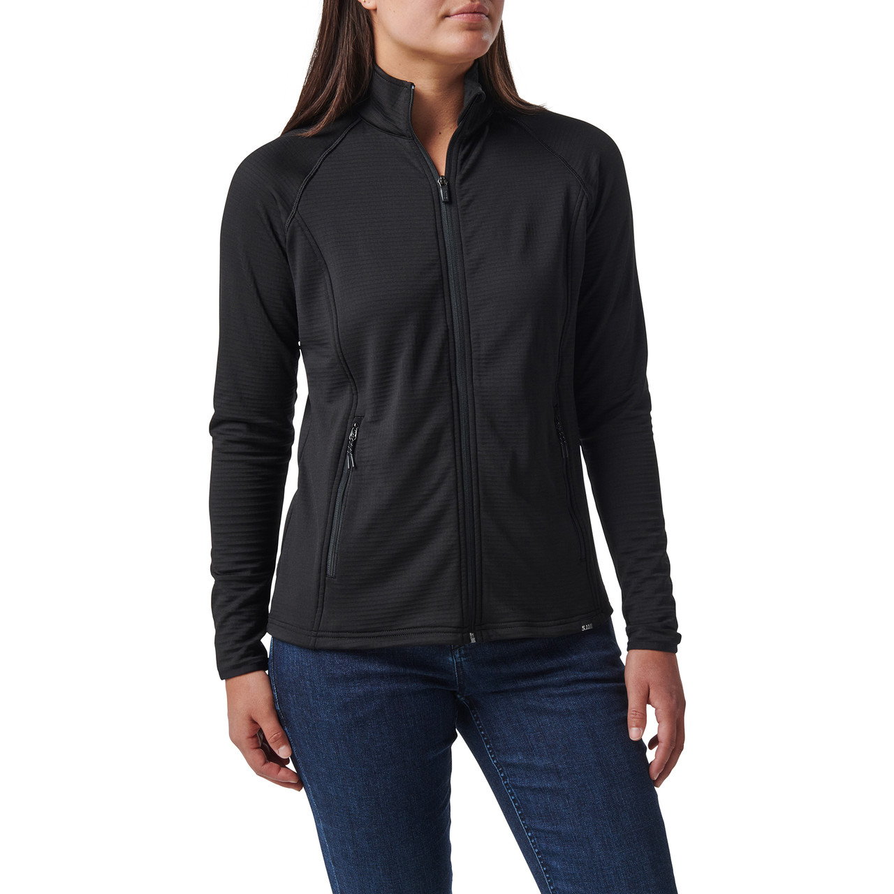 Куртка флісова жіноча 5.11 Tactical Women's Stratos Full Zip M Black