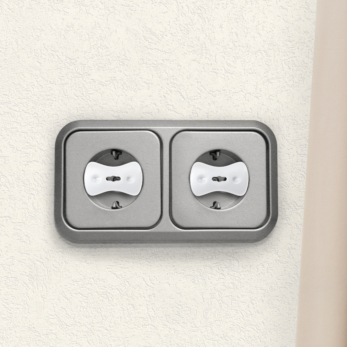 ЗАГЛУШКИ ДЛЯ РОЗЕТОК ІЗ КЛЮЧЕМ 6 ШТ., фото 1