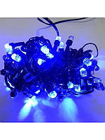 Светодиодная гирлянда Led Кристаллы на 500 светодиодов электрическая с контроллером Синий ZK, код: 8327169