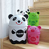 ВІДРО ДЛЯ СМІТТЯ ДИТЯЧЕ З КРИШКОЮ, фото 5