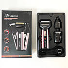 Електробритва тример 3в1, GM 789 / Акумуляторна бритва для бороди та носа / Бездротовий триммер для гоління, фото 9