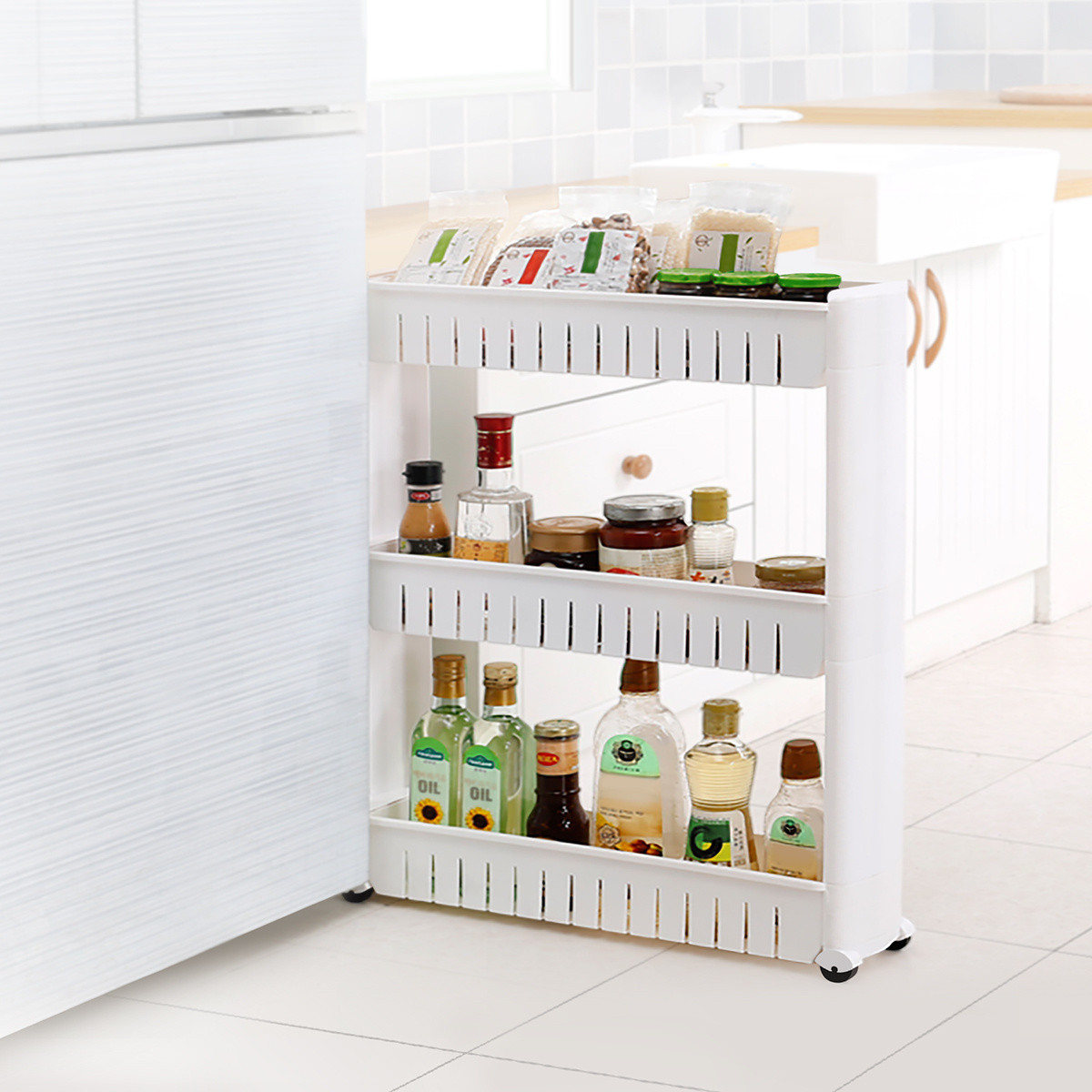 ЕТАЖЕРКА 3-РІВНЕВА ВУЗЬКА, фото 1