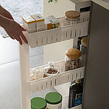 ЕТАЖЕРКА 3-РІВНЕВА ВУЗЬКА, фото 3