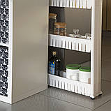 ЕТАЖЕРКА 3-РІВНЕВА ВУЗЬКА, фото 6