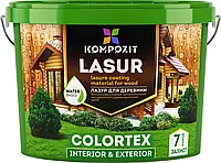 Лазурь для древесины Kompozit COLORTEX Бесцветная 10 л (Композит колортекс)