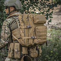 Тактический рюкзак M-Tac 36л койот Large Assault Военный рейдовый рюкзак Coyote