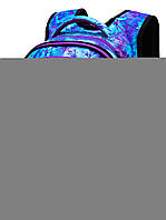 Шкільний ранець для дівчинки R1-023, три відділи, SkyName (Winner) розмір 37*30*16 см, чорно-фіолетовий