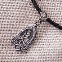 Серебряная ладанка с Божьей Матерью 13540 Оникс KS, код: 6840141
