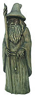 Авторская деревянная статуэтка ручной работы Гэндальф из Властелин Колец