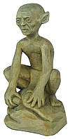 Авторская статуэтка из дерева ручной работы Голлум из Властелин Колец