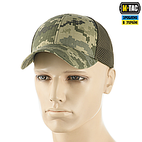 M-Tac бейсболка с сеткой Rip-Stop MM14, военная сетчатая кепка, тактическая кепка пиксель, армейская кепка