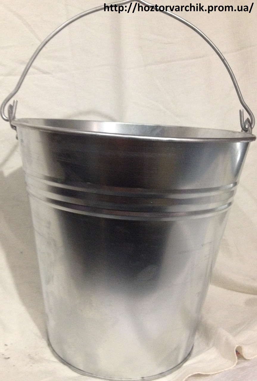 Відро 10 літрів оцинковане