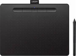 Графічний планшет Wacom Intuos M Bluetooth Black (CTL-6100WLK-N) SC, код: 6823376
