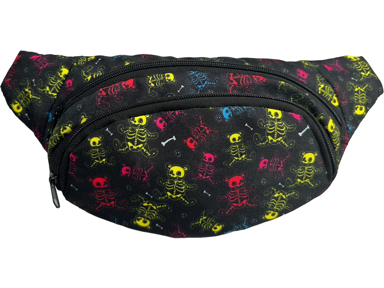 Сумка-бананка FlexFit. два віділення на блискавці, принт 25